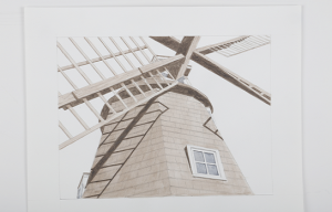 Art by Dennis Coburn, windmill
