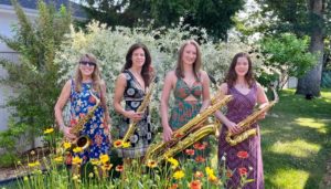 The Lady Blue Saxophone Quartet