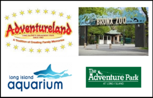 discount ticket for bronx zoo, long island aquarium, adventure park, and adventureland
