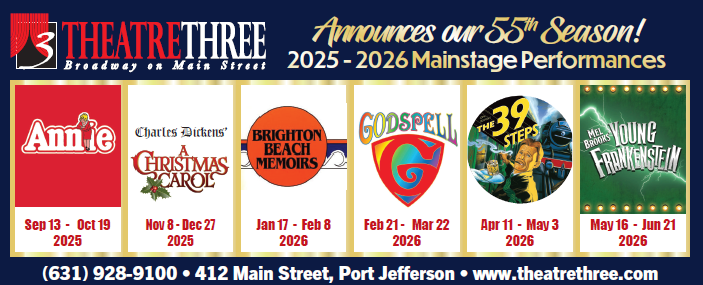 Theatre Three 2025-2026 Schedule